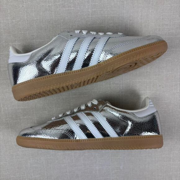 🛸 adidas Samba OG "Silver Metallic" 8W - Picture 4 of 6